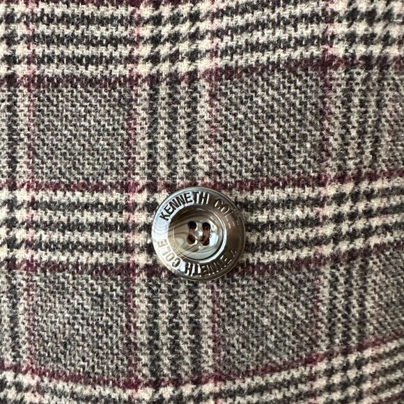 Kenneth Cole Oversized Wool Blend Coat - Picture 4 of 7